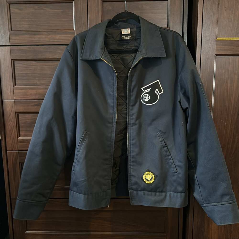Ebbets Field Flannels Seattle World’s Fair Lined Grounds Crew Jacket - Medium